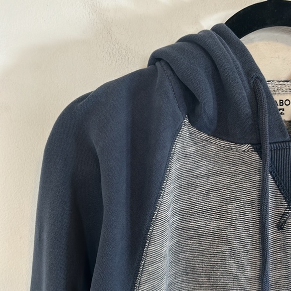 Billabong Vintage Surfer Skater Fleece Pullover Men’s Size L Blue White Hoodie - Picture 6 of 15